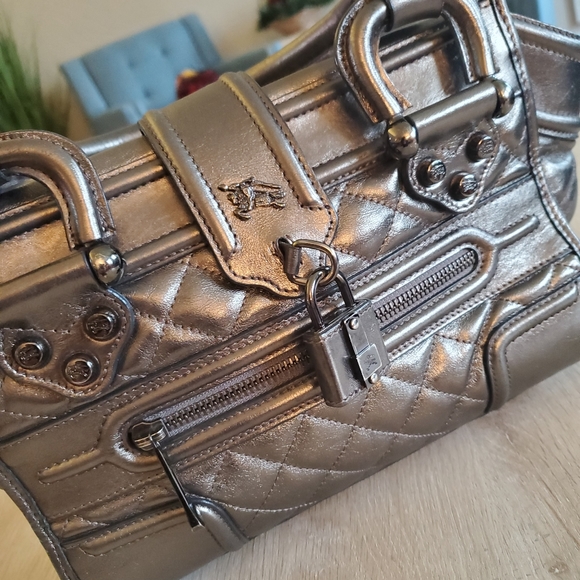 Burberry Quilted Leather Montgomery Satchel Bag - Picture 3 of 12